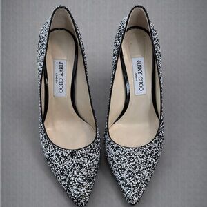Jimmy Choo ROMY 100 Pointy Toe Pump Heel Shoes